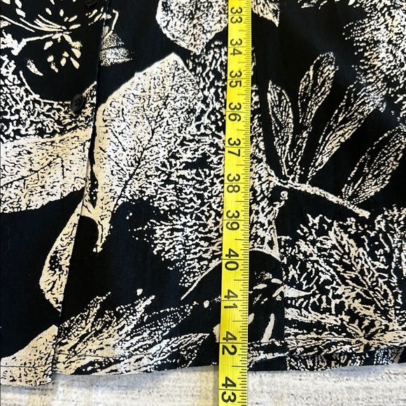 Volcom Sz Large Do Tell Button-Up Black and White Midi Dress • NWT! - Picture 15 of 15